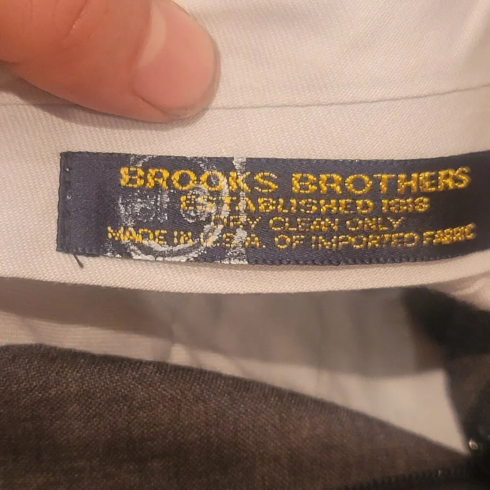 Brooks Brothers there fraying